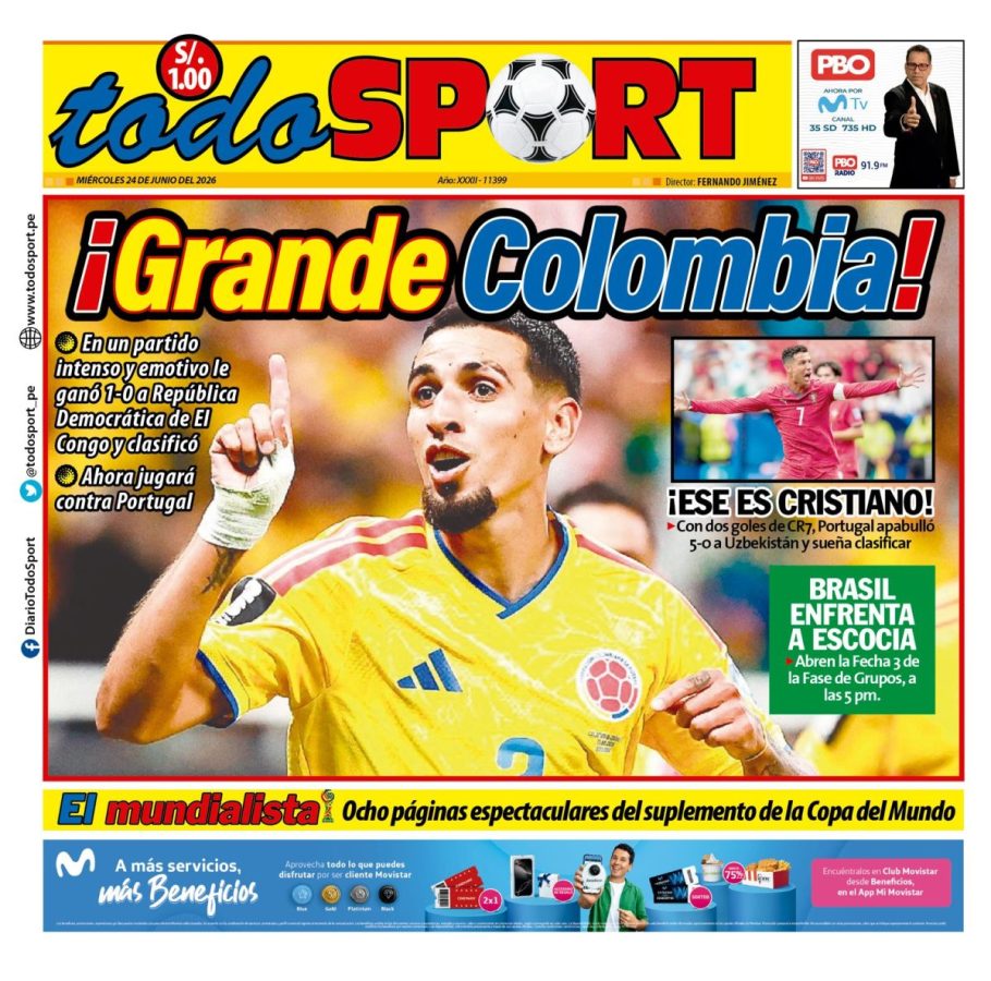 Portada Diario TodoSport (24/06/2026)