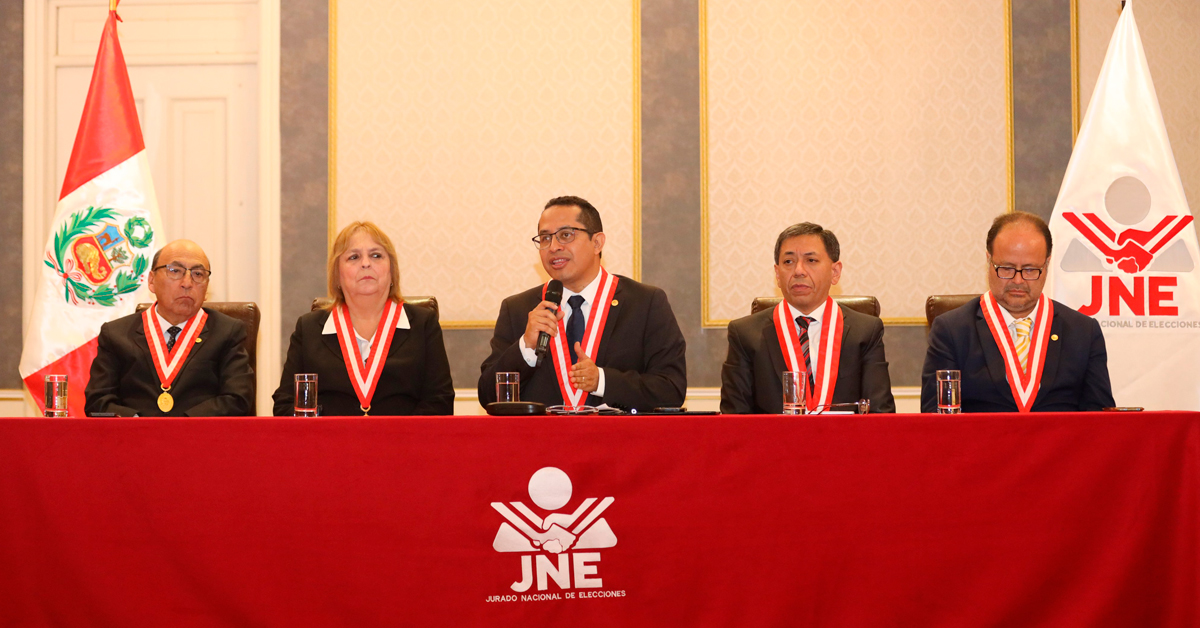 Jurado Nacional de Elecciones proclamó resultados de las elecciones para senadores, diputados y parlamentarios andinos