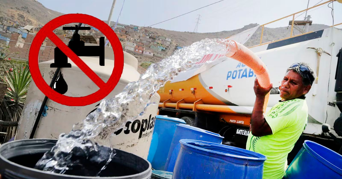 Corte de agua el miércoles 24 de junio: ¿Qué distritos de Lima se verán afectados, según Sedapal?
