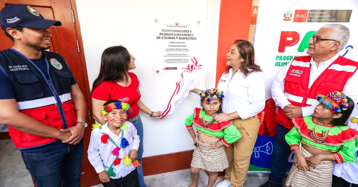 Yurimaguas: escuelas públicas estrenan cocinas mejoradas gracias a inversión del Midis que bordea los S/400 mil