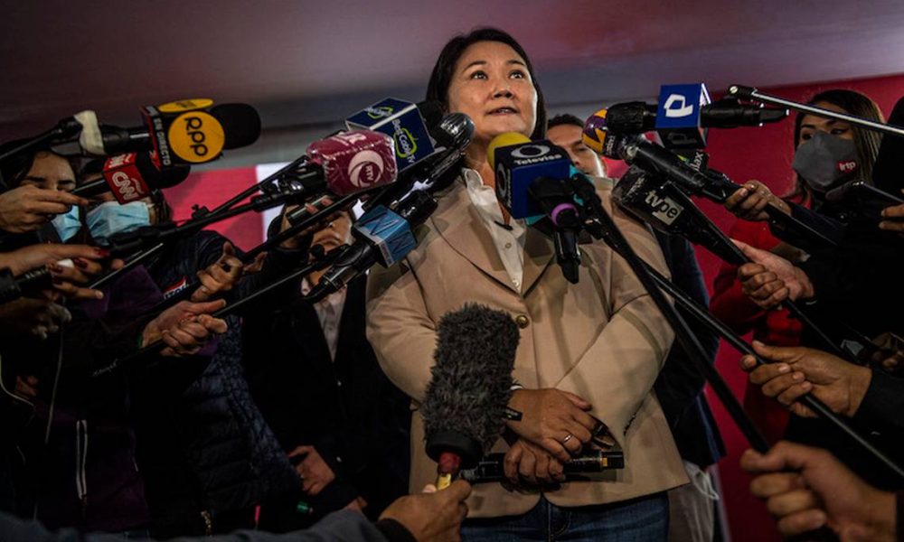 La mochila de Keiko Fujimori