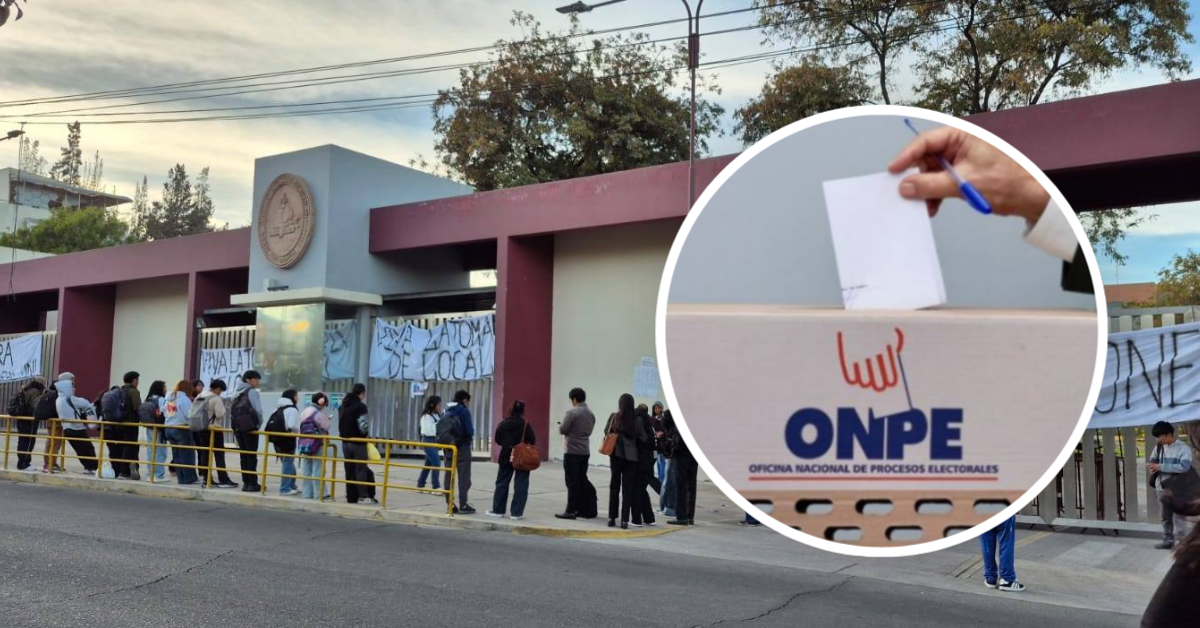 Arequipa: Toma de local de Sociales de la UNSA podría afectar a más de 10 mil electores, advierte el JNE