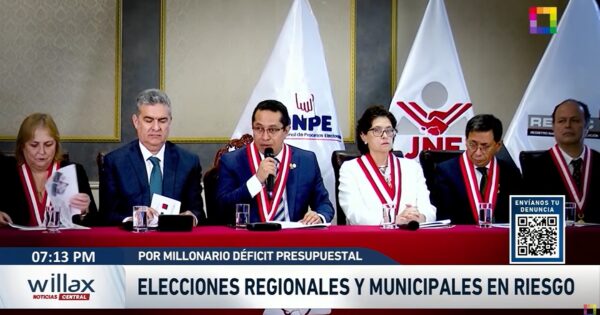 Elecciones regionales y municipales 2026 peligran ante falta de presupuesto, advierten organismos electorales