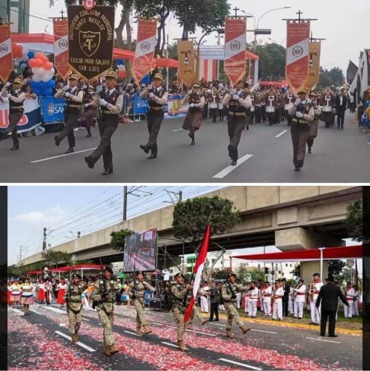 San Luis vibró con desfile patrio