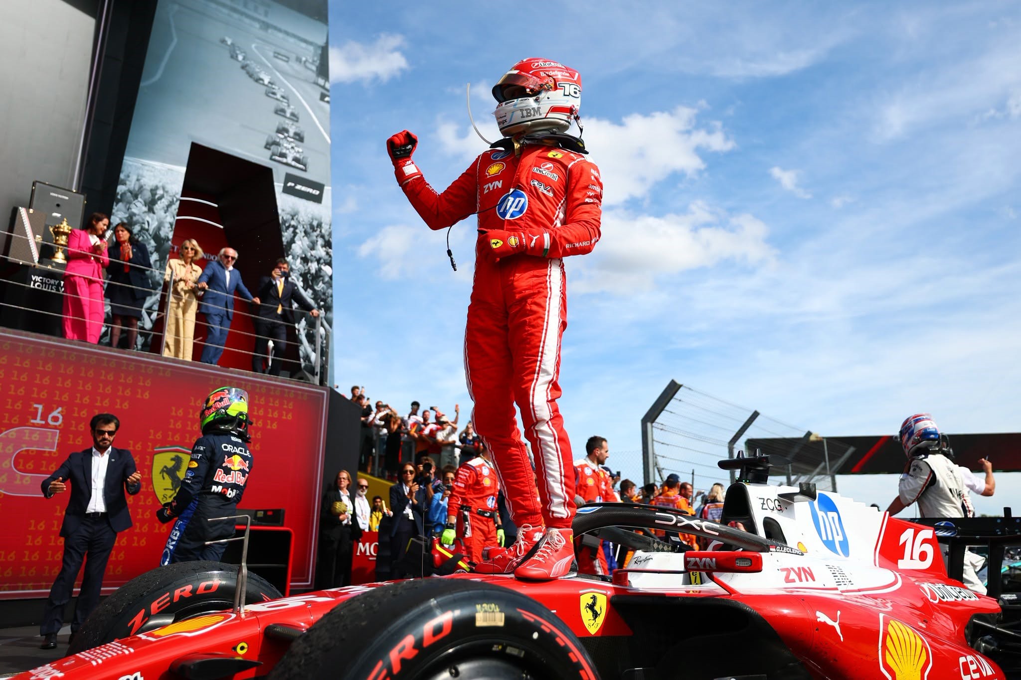 Charles Leclerc se impuso en el GP de Inglaterra de Fórmula Uno