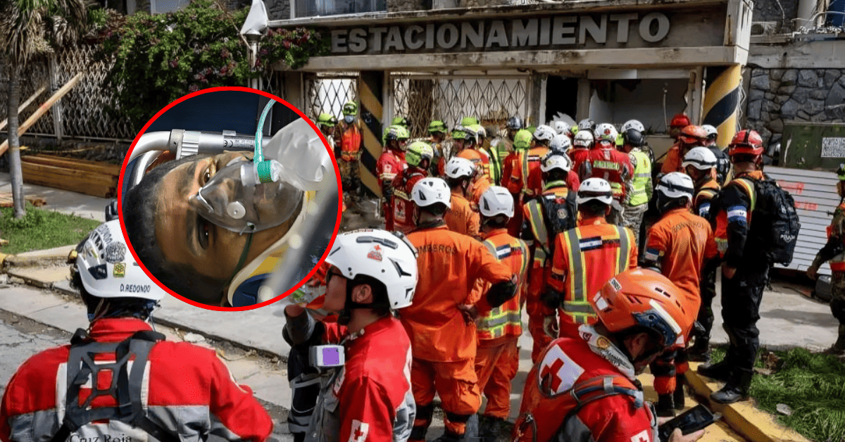 Rescatan con vida a guardia que estuvo 8 días entre los escombros tras fuertes terremotos en Venezuela