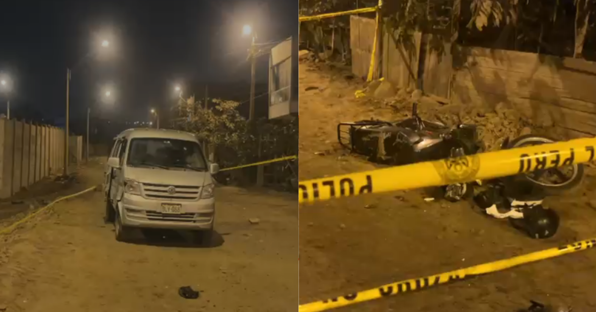 Carabayllo: Conductor de miniván es asesinado y delincuente termina arrollado durante fuga tras el ataque
