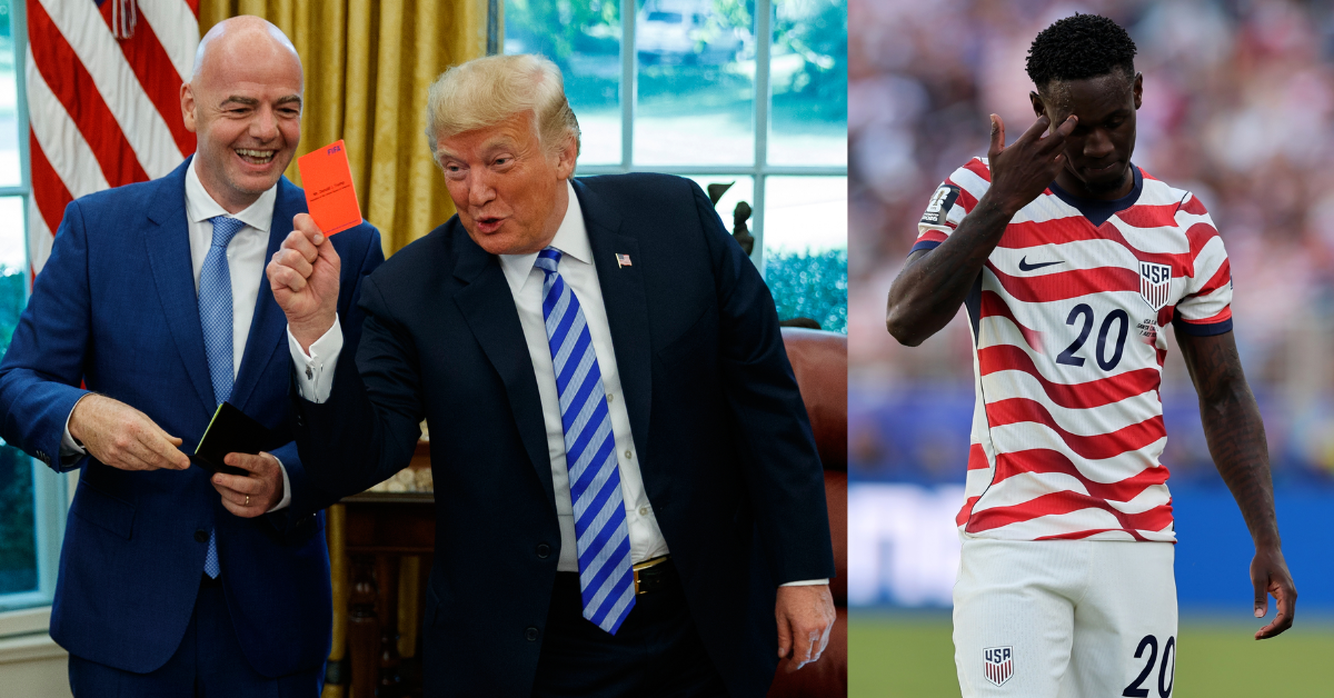 Donald Trump afirma que llamó a la FIFA por la expulsión de Folarin Bolagun: "Yo no sabía que signficaba eso"