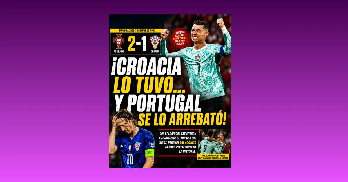 ¡CROACIA LO TUVO… Y PORTUGAL SE LO ARREBATÓ! (VIDEO)