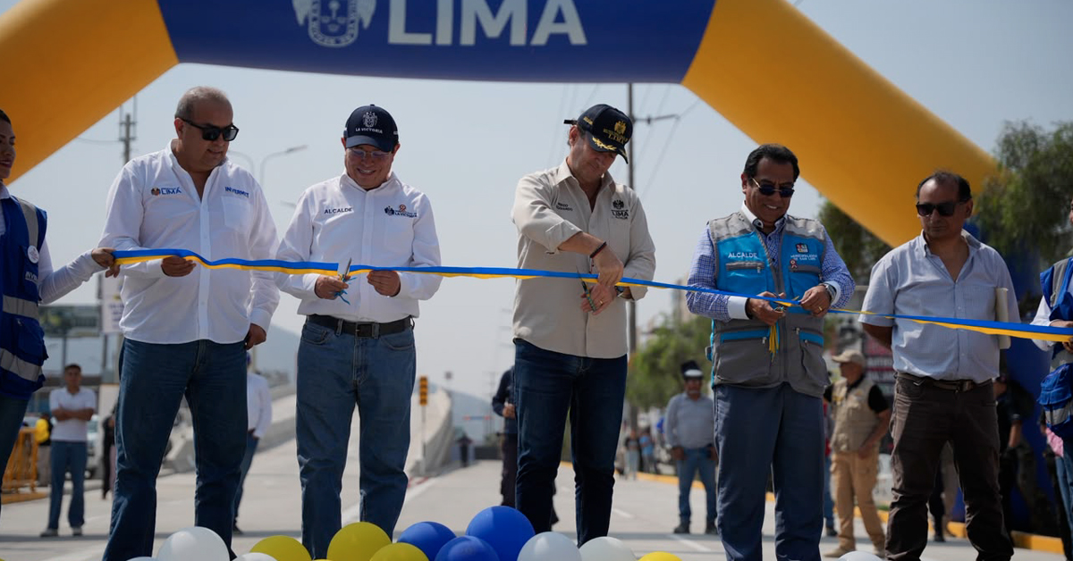 MML Inaugura la Vía Rápida Nicolás Arriola que unirá los distritos de San Luis y La Victoria