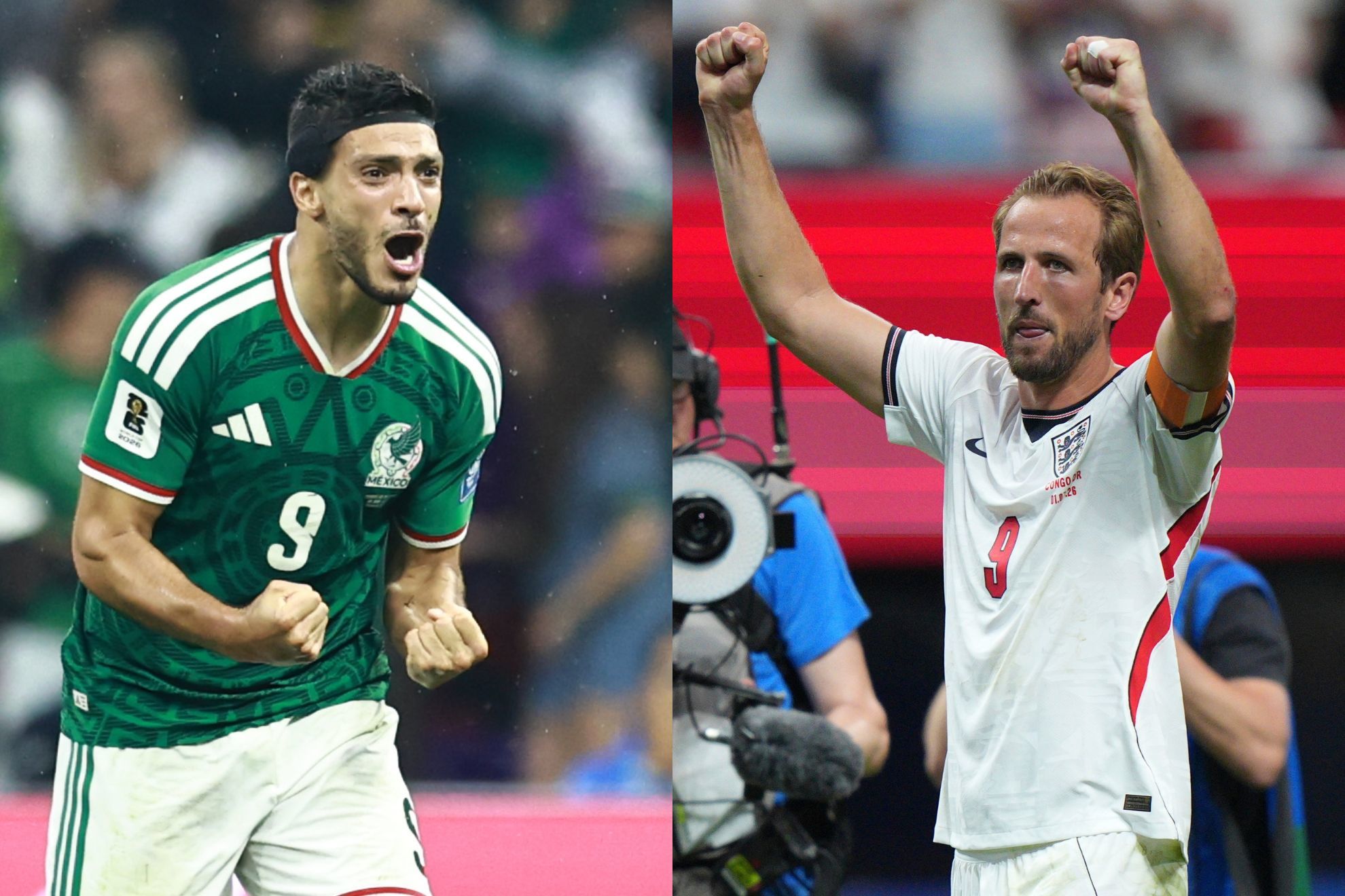 México e Inglaterra disputan el boleto a cuartos de final en el Estadio Azteca