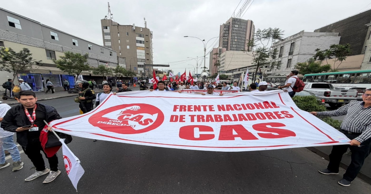 Frente CAS exige al Congreso respetar pago del 100% de gratificaciones y CTS conforme a Ley 32563