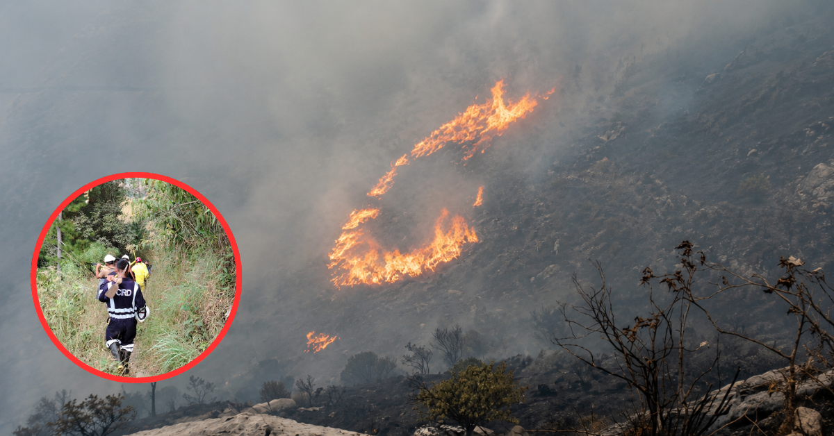 Cusco: Incendio forestal permanece activo en distrito cercano a Machu Picchu