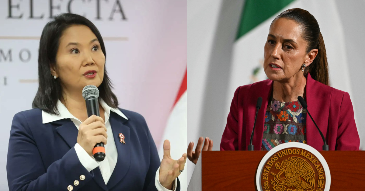 Claudia Sheinbaum expresó intención de restablecer relaciones con Perú en gobierno de Keiko Fujimori