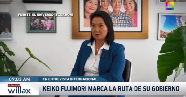 Keiko Fujimori traza hoja de ruta de sus primeros 100 días: “Recuperar el orden, enfrentar El Niño y hacer que el Estado funcione”