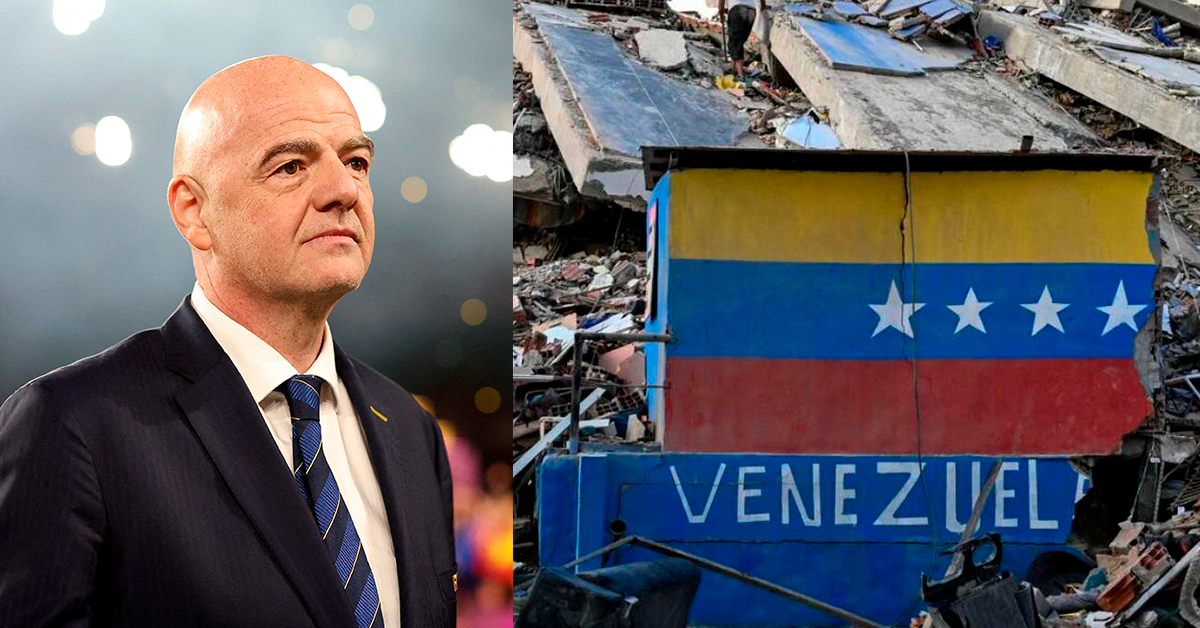 Terremotos en Venezuela: FIFA donará un millón de dólares a los damnificados