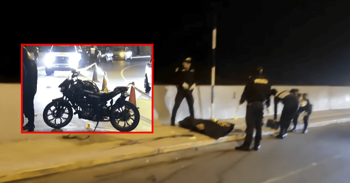 Motociclista falleció tras aparatoso accidente a la salida del túnel Santa Rosa: Su acompañante resultó herido