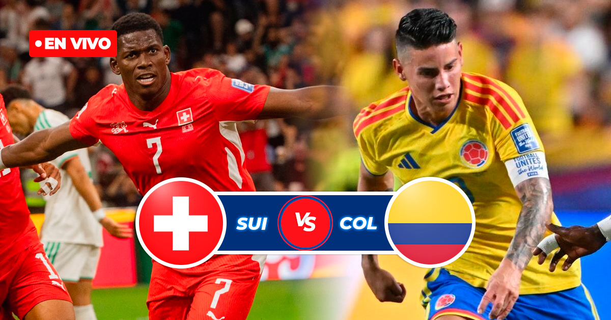 EN VIVO: Suiza vs Colombia, sigue aquí el último encuentro de octavos de final del Mundial 2026