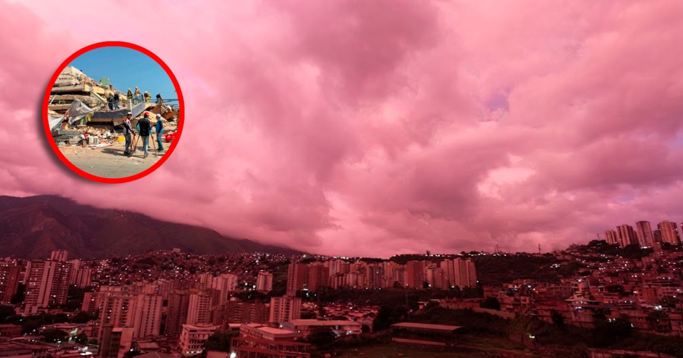Cielo rojo en Venezuela: Sorprendente fenómeno impresionó a 6 días del terremoto