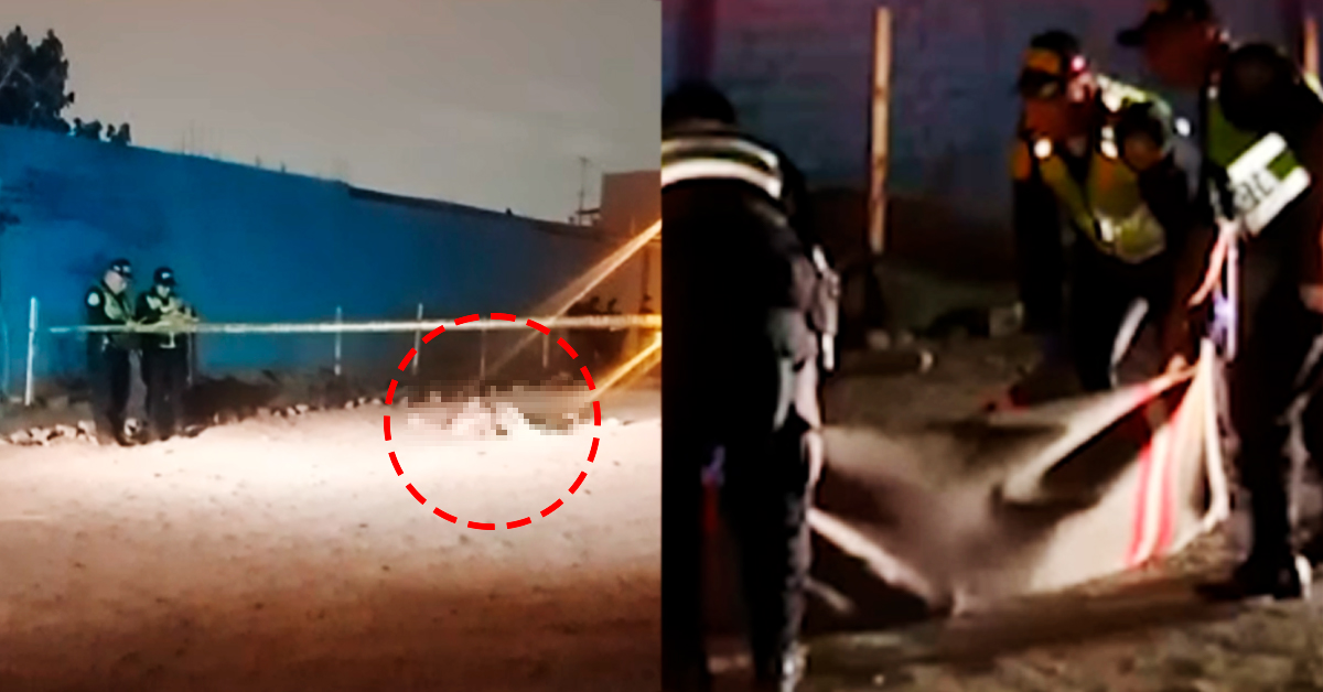 Crimen en SMP: Sujetos acribillan a mujer en los exteriores de colegio a altas horas de la noche
