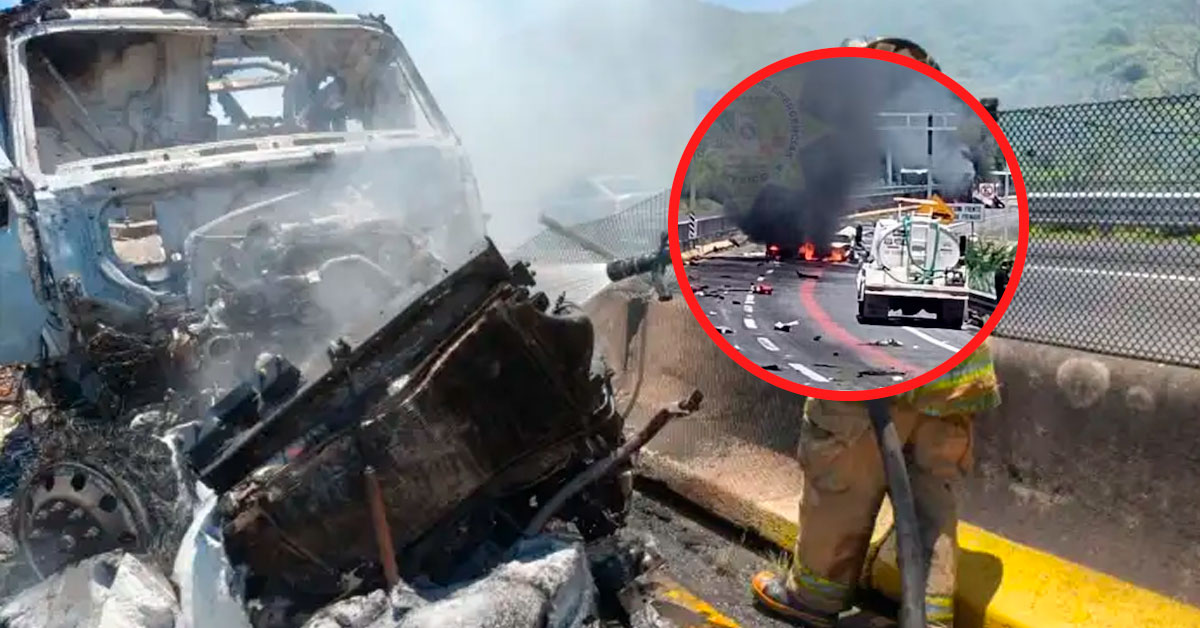 Trágico choque e incendio en carretera deja 10 muertos y varios heridos: Esto se sabe