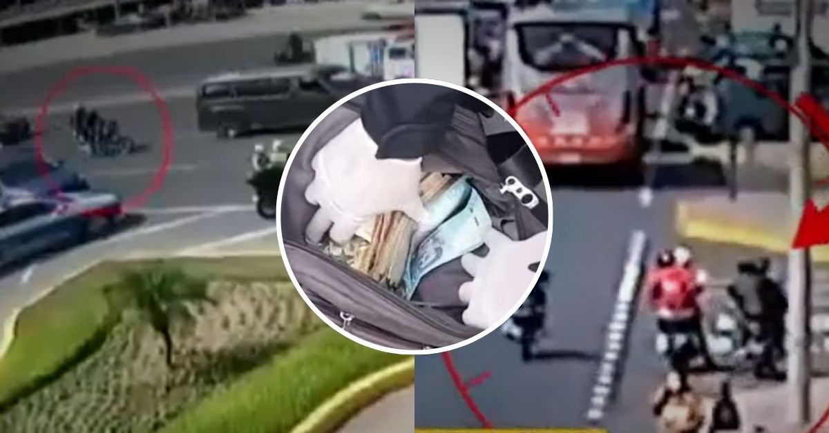 Persecución en Surco: Delincuente robó dinero en efectivo a cambista, pero fue capturado en minutos