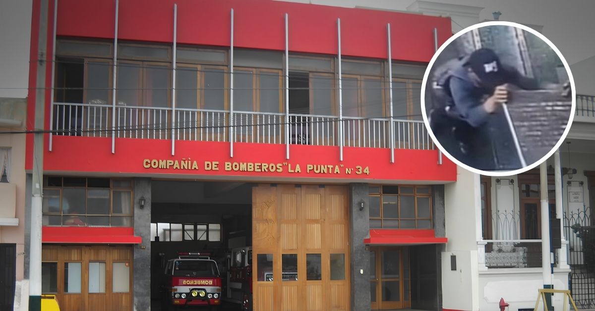 Roban placa histórica de 82 años del cuartel de bomberos en el Callao: Voluntarios ofrecen recompensa para recuperarla