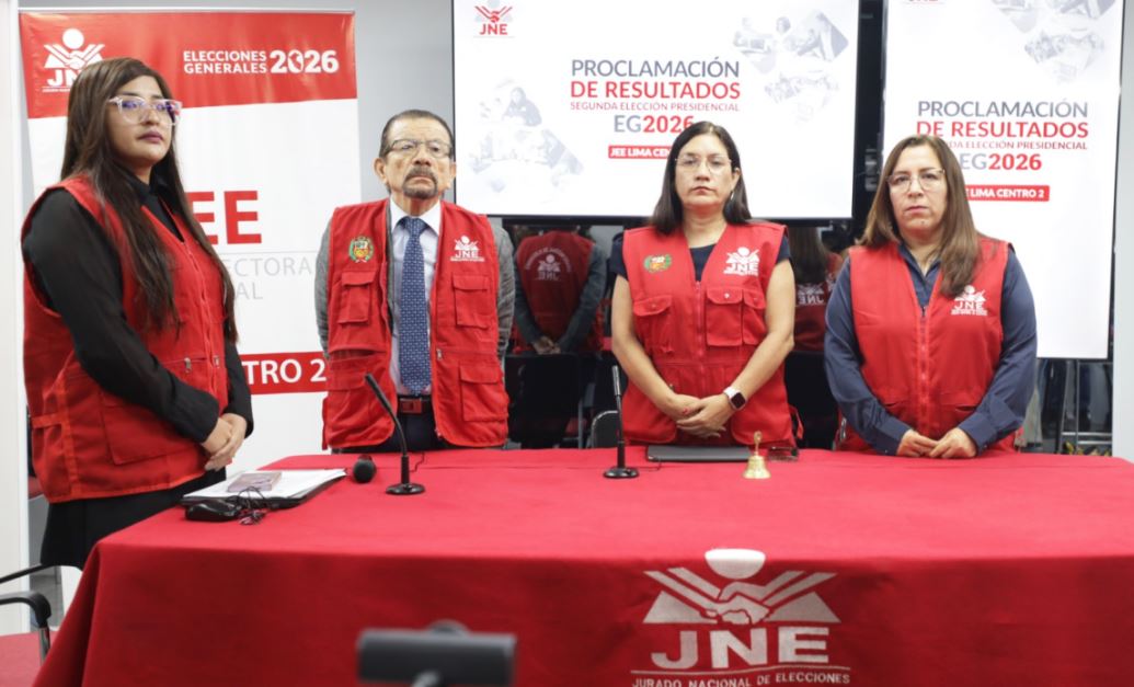 JEE culmina proclamación de resultados de Segunda Vuelta