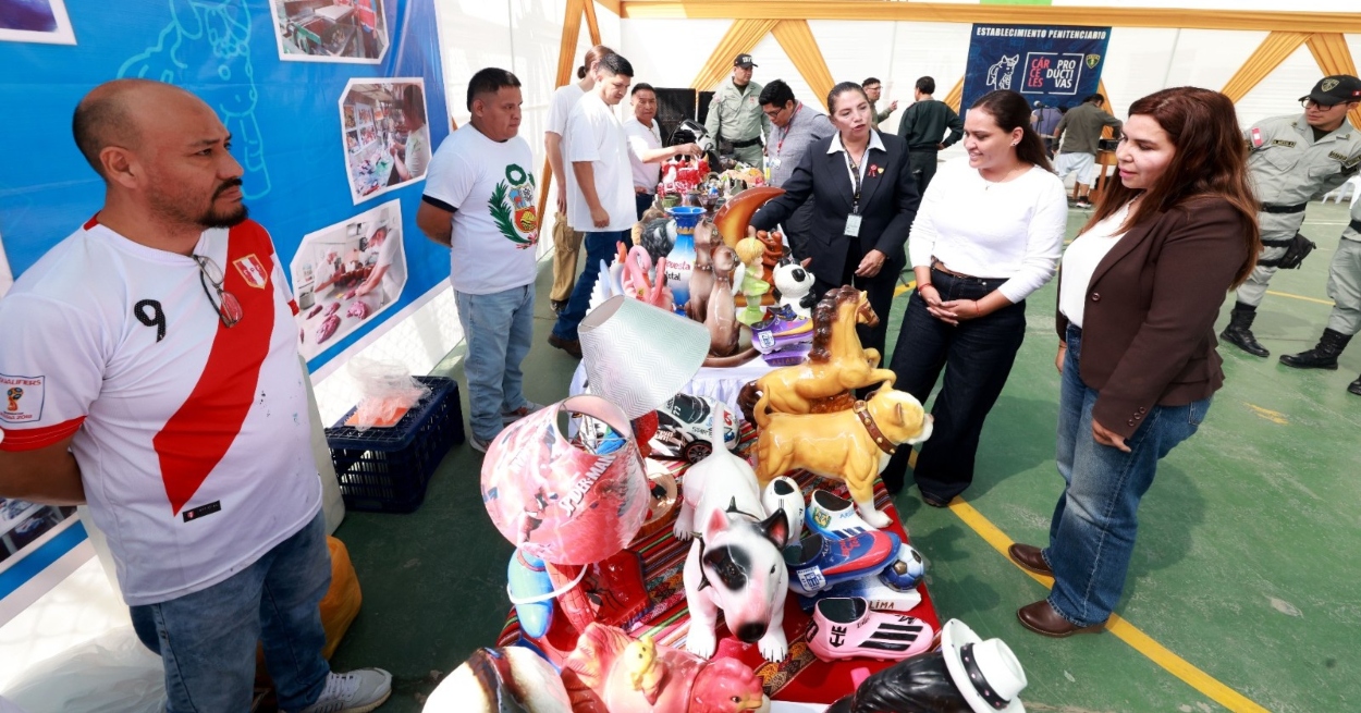 MINJUSDH fortalece los programas de resocialización Cárceles Productivas y Orquestando