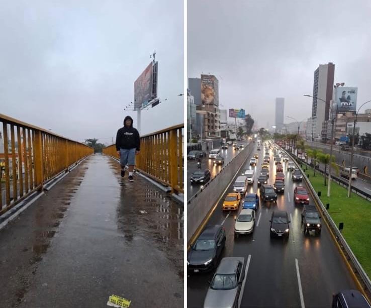 Lima bajo agua y frío