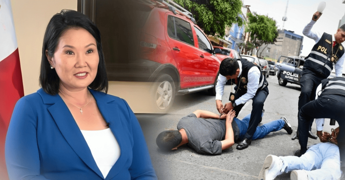 Keiko plantea rastrillajes, modificación del Código Penal y la construcción de cárceles para luchar contra el crimen organizado