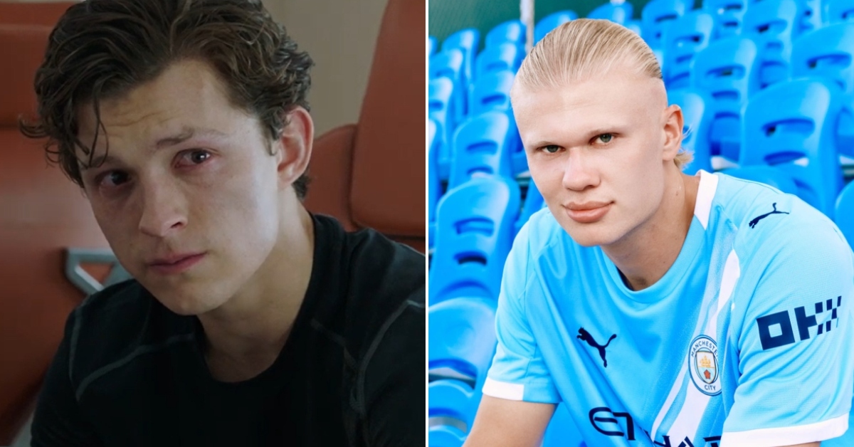 Tom Holland revela que intentó invitar a cenar a Erling Haaland, pero el noruego lo dejó en visto
