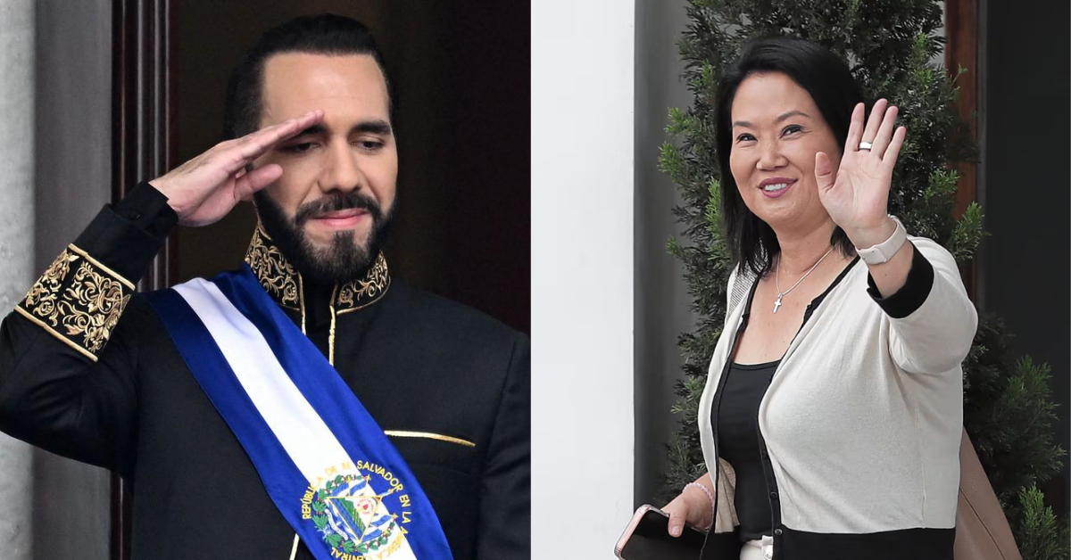 Bukele felicita a Keiko Fujimori por triunfo y asegura fortalecimiento entre El Salvador y Perú