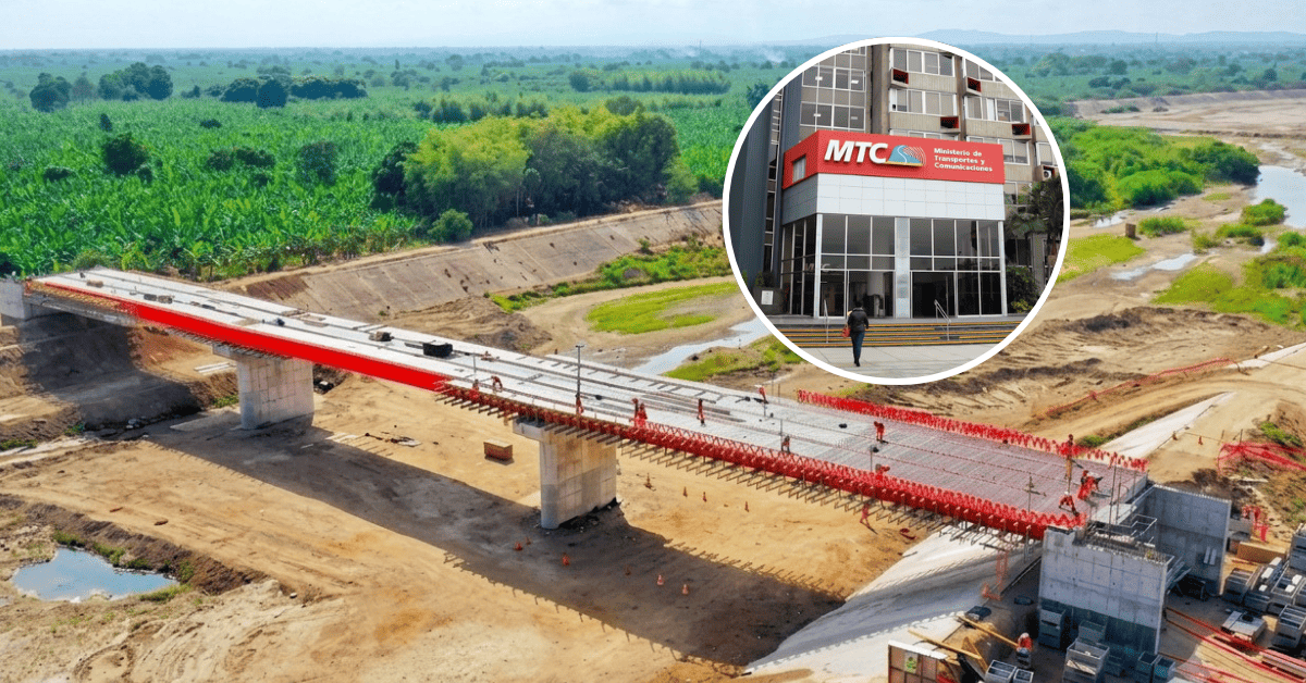 MTC anuncia rehabilitación del puente Tumbes tras detectarse falta de mantenimiento ante el fenómeno El Niño