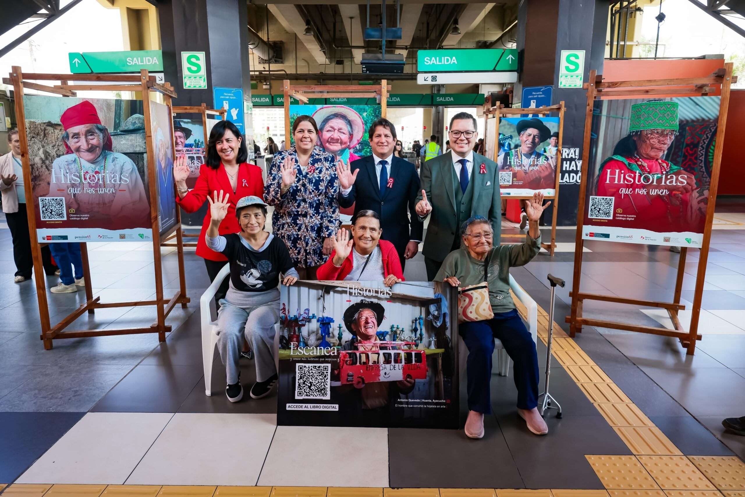 Midis presenta exposición fotográfica “Historias que nos unen” para revalorar testimonios de usuarios de Pensión 65
