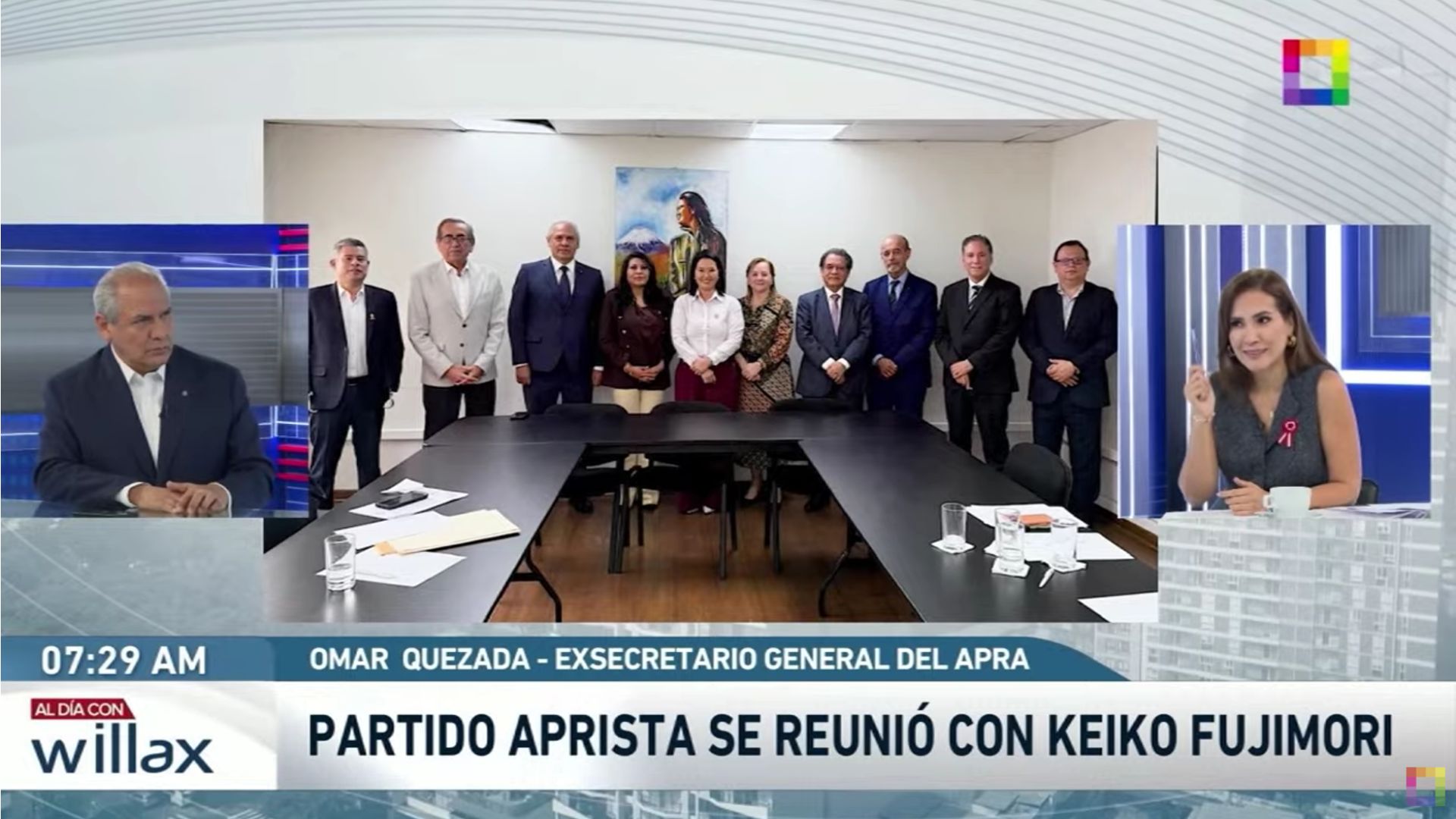 Omar Quezada tras reunión del APRA con Keiko Fujimori: “Nadie ha ido a pedir nada”