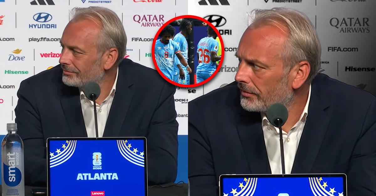 Técnico de RD Congo se entera de la muerte de su padre en plena conferencia tras derrota ante Inglaterra