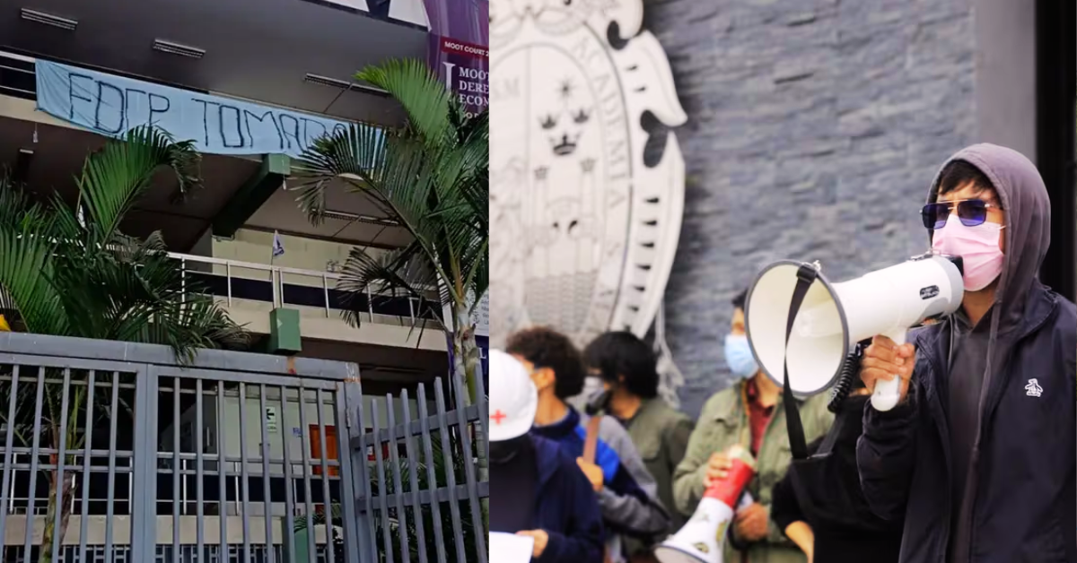 Protesta en San Marcos: estudiantes toman la Facultad de Derecho y Ciencias Políticas exigiendo cambio de dirección