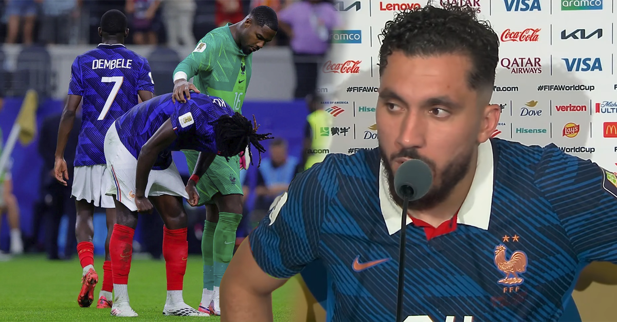 Rayan Cherki admite errores de Francia en partido contra España: "Perdimos contra nosotros mismos"
