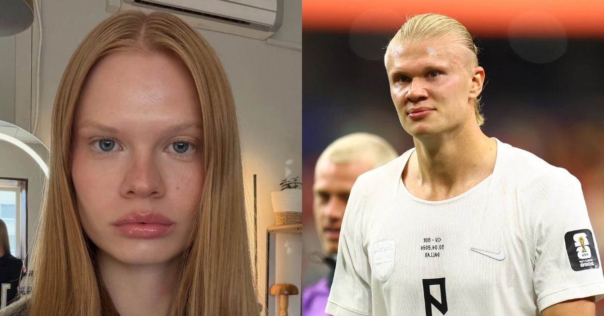 Erling Haaland: Conoce a Anastasia Kostromitina, la modelo rusa que es un "clon" del futbolista noruego