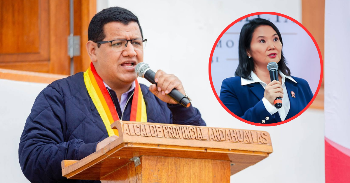 Alcalde de Andahuaylas busca reunirse con Fujimori: "Es momento de tender puentes y cerrar las heridas"