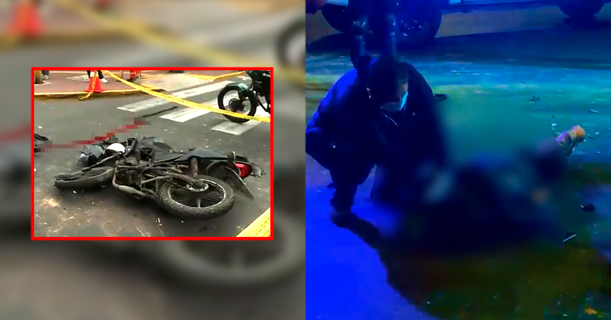 Trágico accidente en Lince: Motociclista de 19 años muere tras chocar contra camioneta en la Av. Petit Thouars