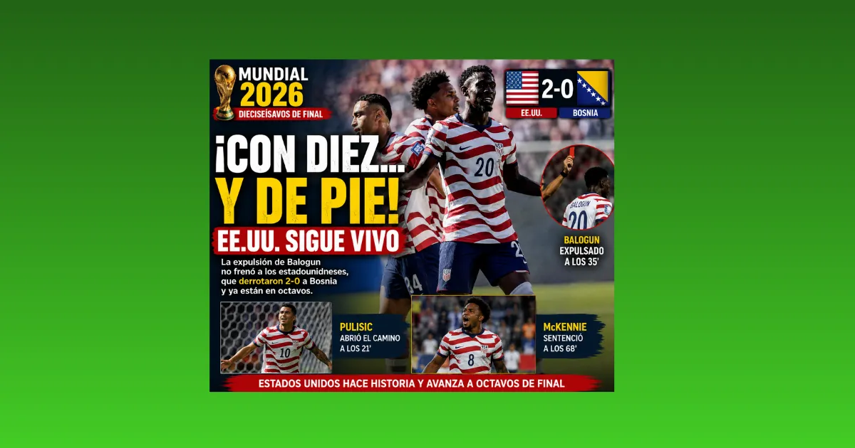 ¡CON DIEZ… Y DE PIE! EE.UU. SIGUE VIVO (VIDEO)