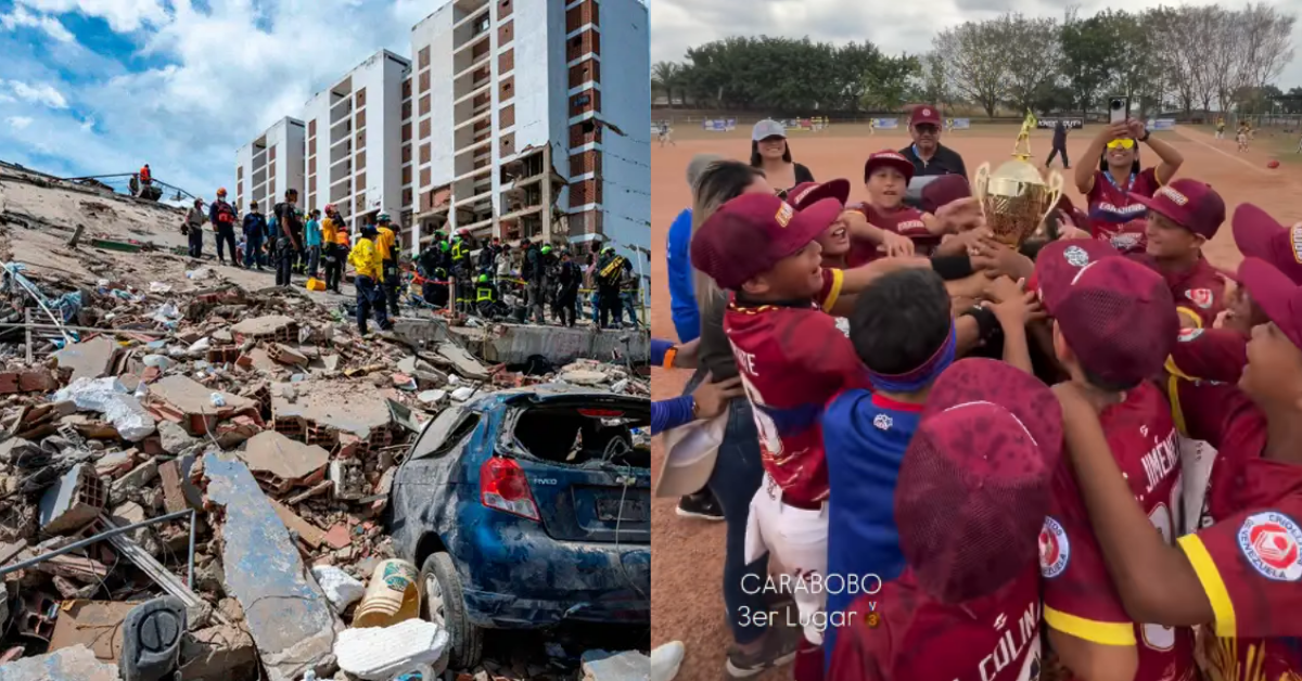 Reportan la MUERTE de al menos 100 NIÑOS beisbolistas tras los fuertes terremotos en Venezuela
