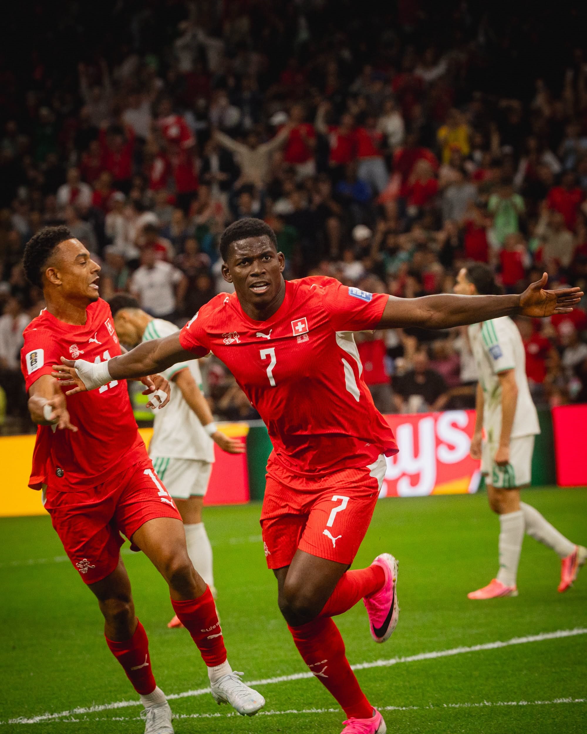 Suiza venció a Argelia 2-0 y se metió a octavos de final del Mundial 2026
