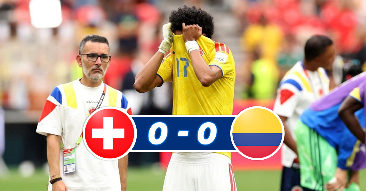 Colombia se despide del Mundial: Suiza pasa a cuartos de final tras ganar en ronda de penales