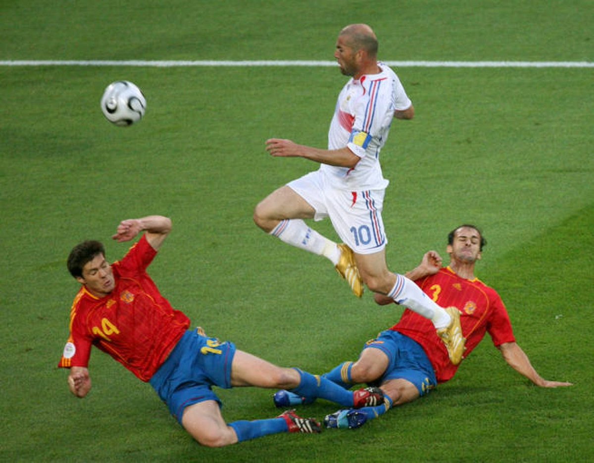 Historial de Francia y España en partidos entre sí, habiendo solo uno en un Mundial