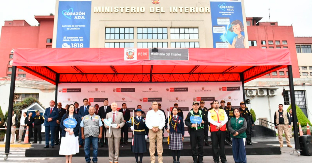 Corazón Azul: Mininter lanza campaña para prevenir la trata de personas en colegios y comunidades