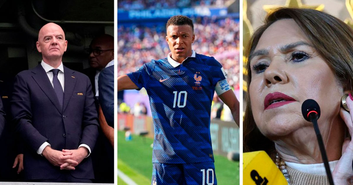 Gianni Infantino condena los comentarios racistas de Celeste Amarilla contra Kylian Mbappé