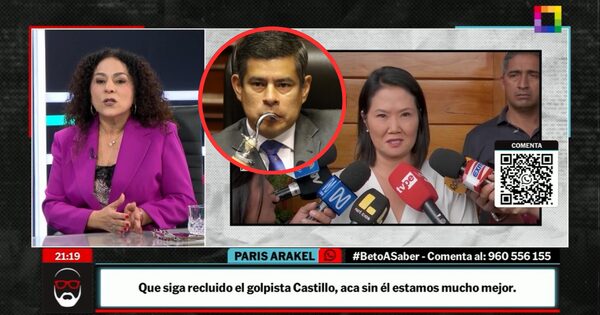 Cecilia Chacón asegura que Luis Galarreta sería un “estupendo” premier, pero aclara: “No es una decisión que esté en mis manos”